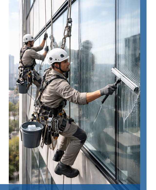 Мойка окон альпинистами в Черногорске от 4593 р. | ВЫСОТНИК-Чрн