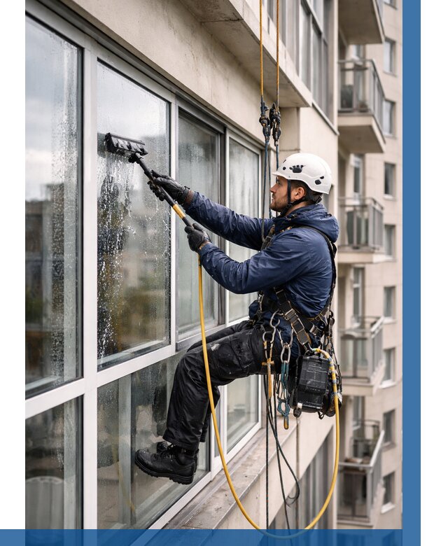 Мойка балконного остекления в Черногорске от 3572 р. | ВЫСОТНИК-Чрн