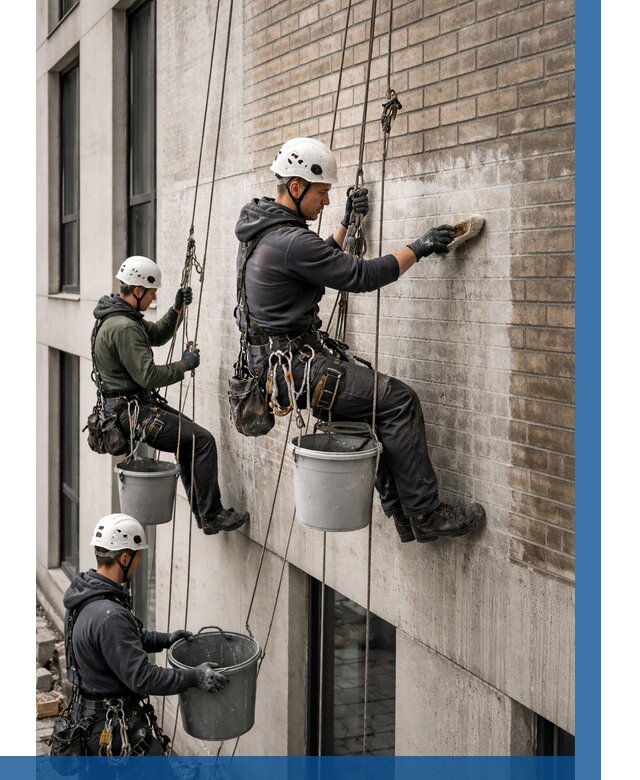 Удаление высолов с фасада в Черногорске от 255 р. | ВЫСОТНИК-Чрн