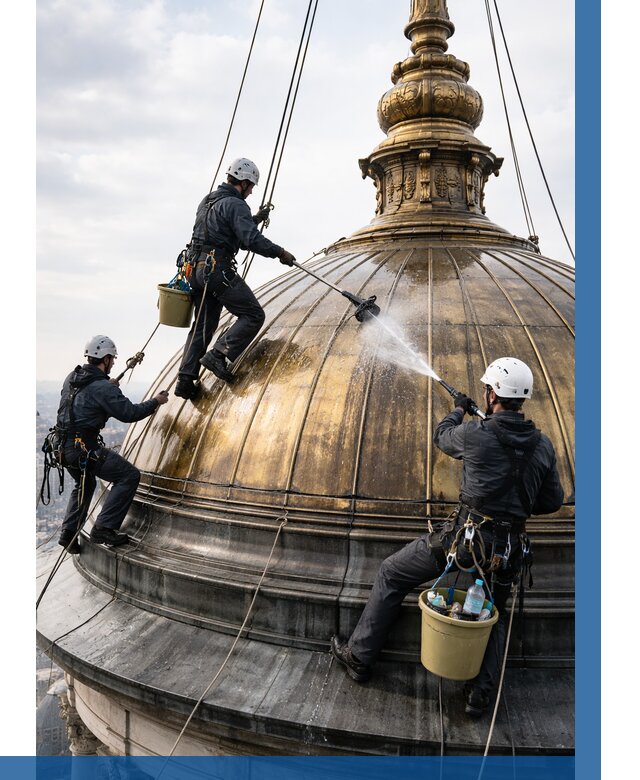 Мойка куполов и шпилей в Черногорске от 8166 р. - заказать | ВЫСОТНИК-Чрн