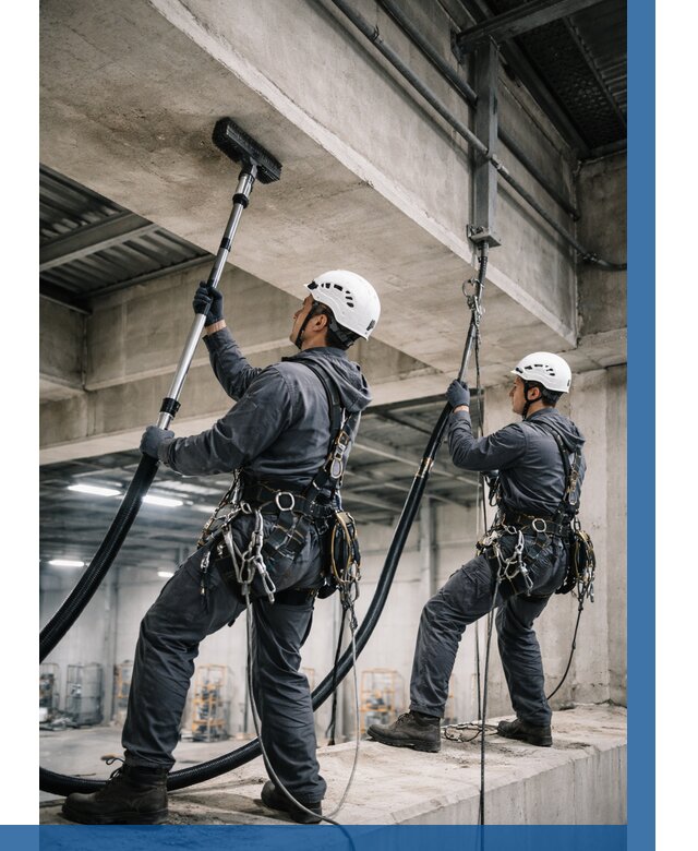 Обеспыливание потолочных конструкций в Черногорске от 255 р. |ВЫСОТНИК-Чрн