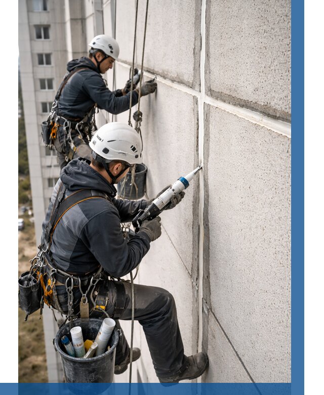 Герметизация межпанельных швов в Черногорске от 714 р. | ВЫСОТНИК-Чрн