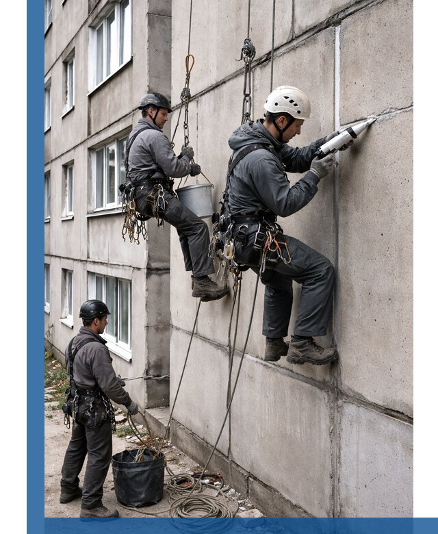 Герметизация межпанельных швов в Черногорске с гарантией герметичности