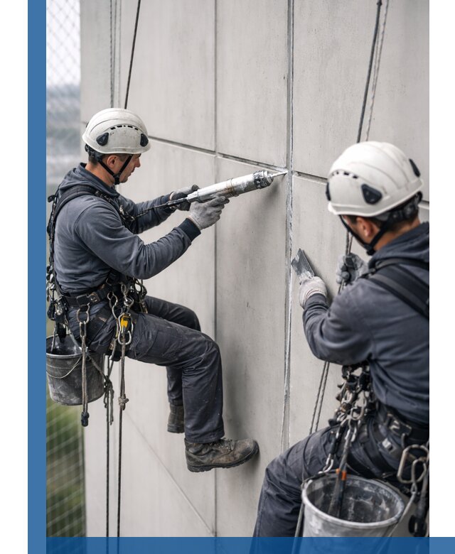 Первичная герметизация швов фасадов и кровель в Черногорске