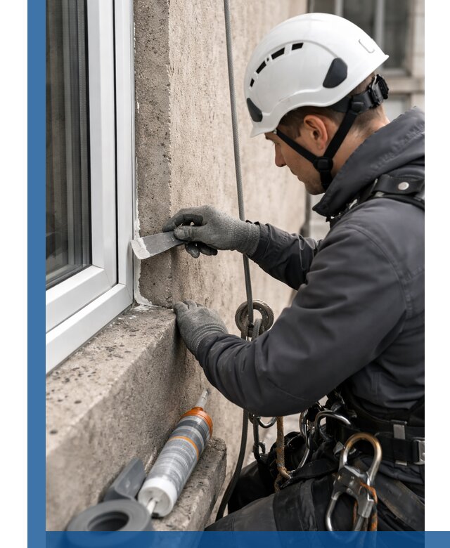 Герметизация монтажных швов окон в Черногорске с гарантией качества