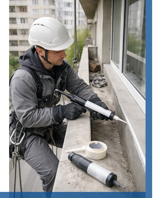 Герметизация швов лоджии в Черногорске от 4593 р. | ВЫСОТНИК-Чрн