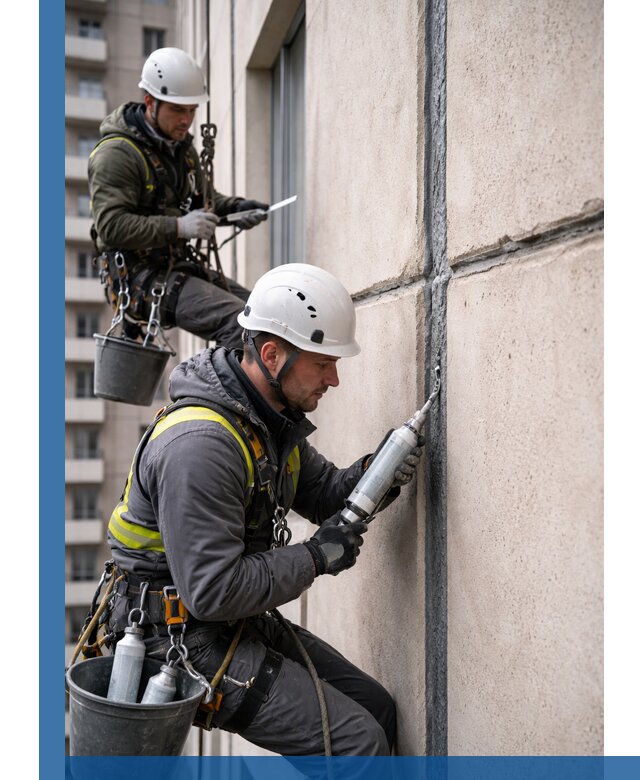 Герметизация деформационных швов фасада в Черногорске качественно