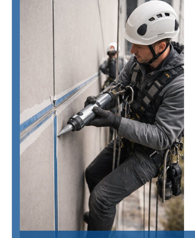 Герметизация стыков фасадных панелей в Черногорске качественно и быстро