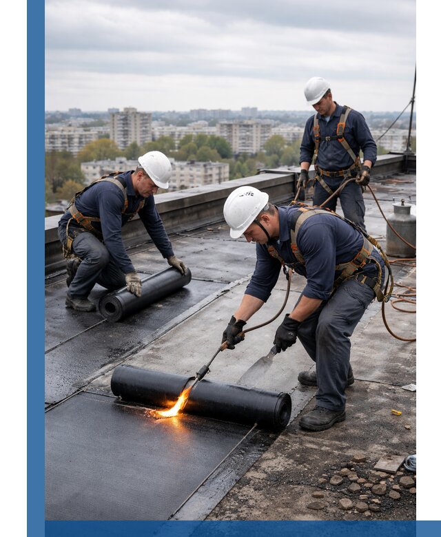 Ремонт наплавляемой кровли в Черногорске качественно и надежно