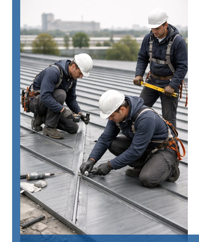 Ремонт фальцевой кровли в Черногорске срочно и качественно