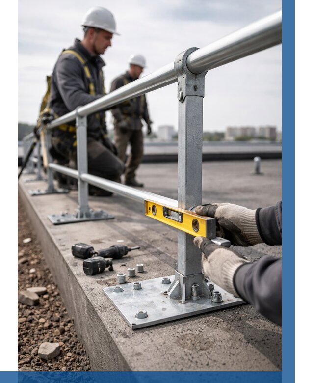 Монтаж кровельного ограждения в Черногорске от 1225 р. | ВЫСОТНИК-Чрн