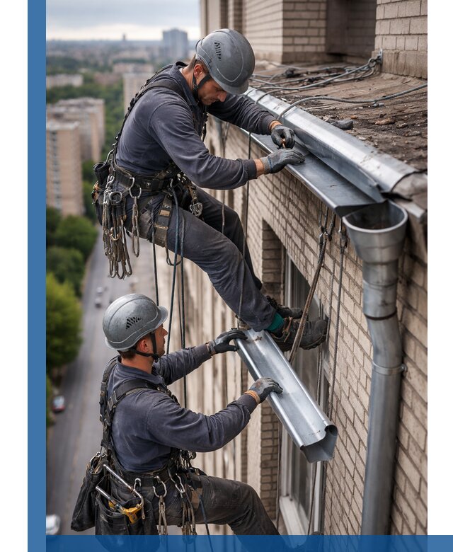 Ремонт водосточных желобов в Черногорске, быстро и качественно