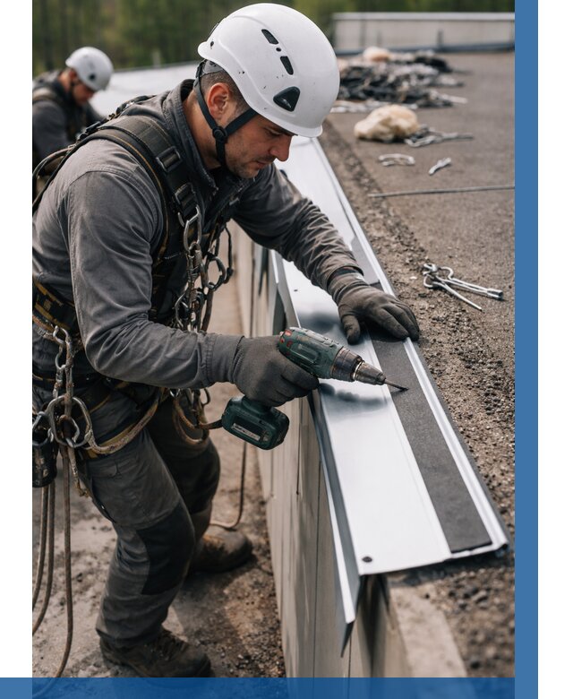 Монтаж капельника на кровле в Черногорске от 306 р. | ВЫСОТНИК-Чрн