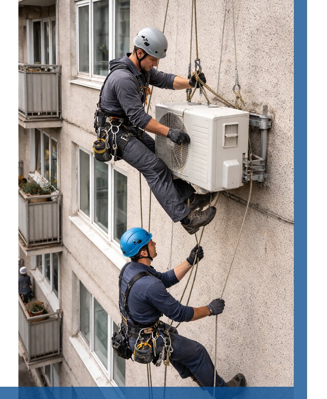 Перенос внешнего блока кондиционера в Черногорске от 9186 р.| ВЫСОТНИК-Чрн