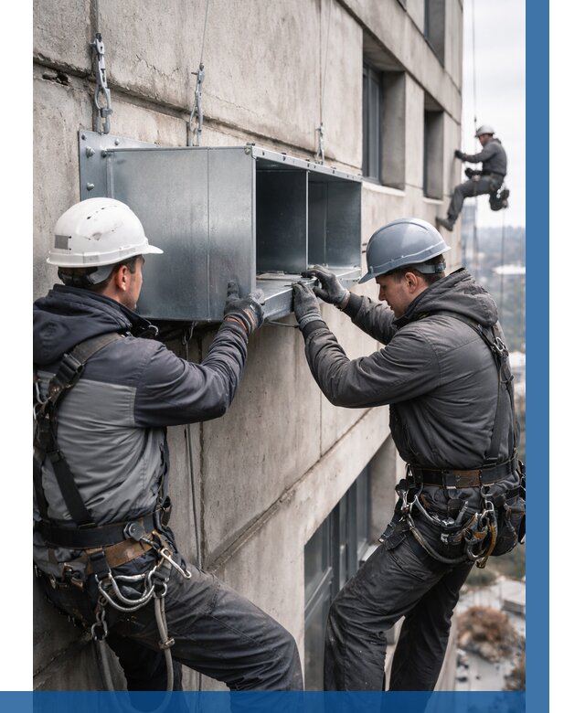 Монтаж вентиляционных коробов в Черногорске от 3062 р. | ВЫСОТНИК-Чрн