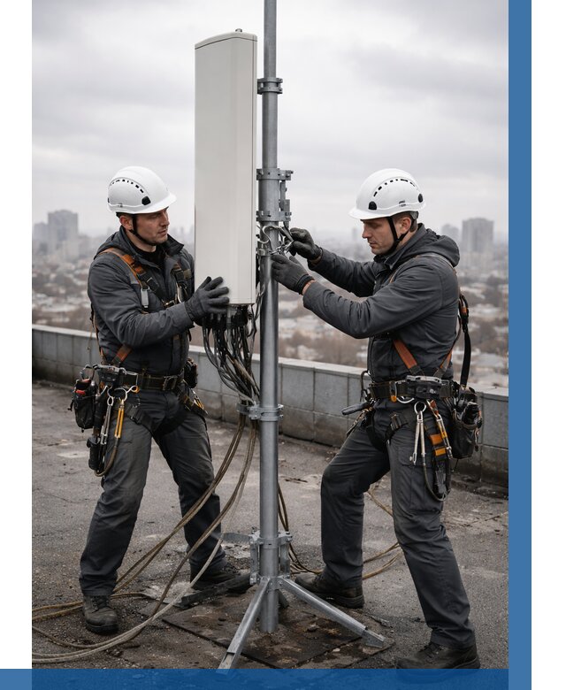 Монтаж антенн связи на крыше в Черногорске от 8676 р. | ВЫСОТНИК-Чрн