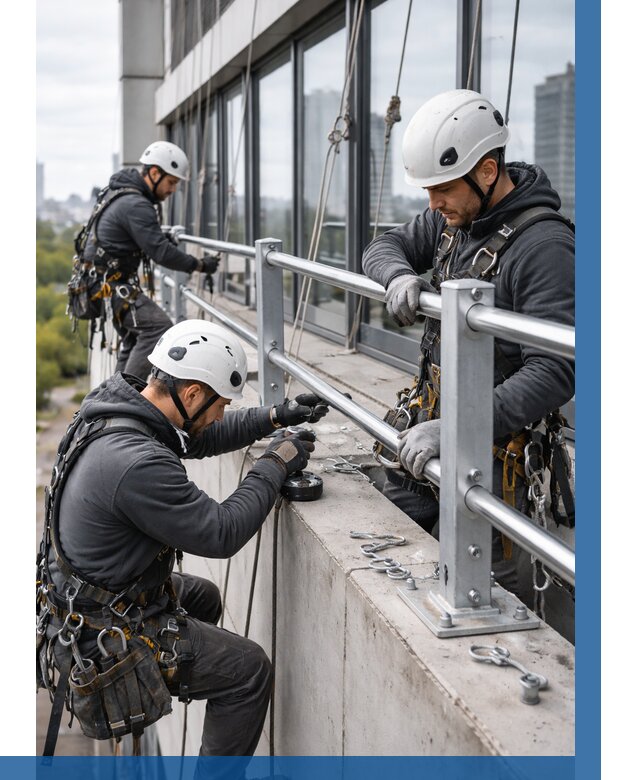 Монтаж ограждений на высоте в Черногорске, от 1225 р. | ВЫСОТНИК-Чрн