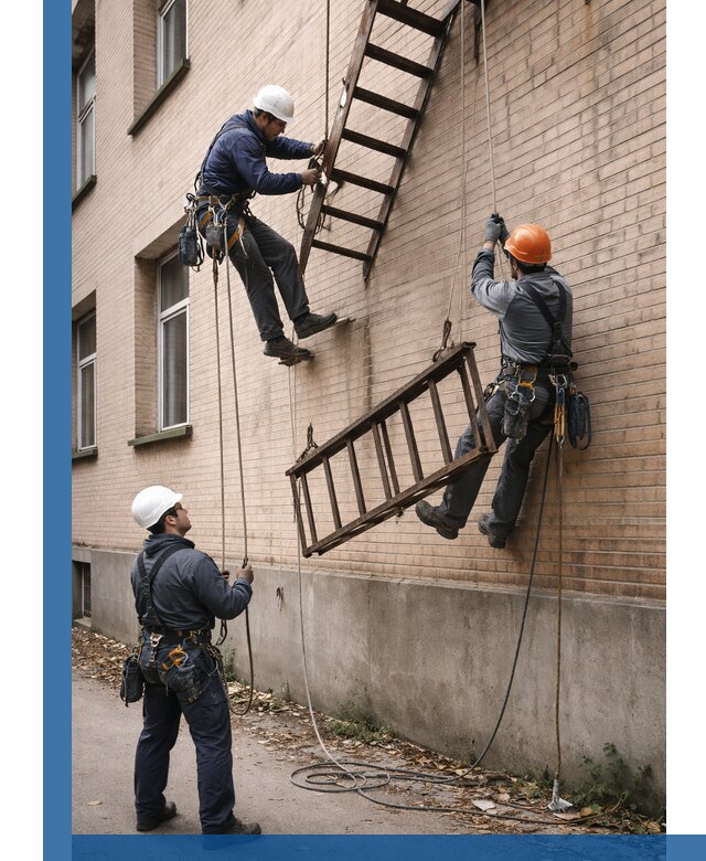 Демонтаж пожарной лестницы в Черногорске быстро и безопасно