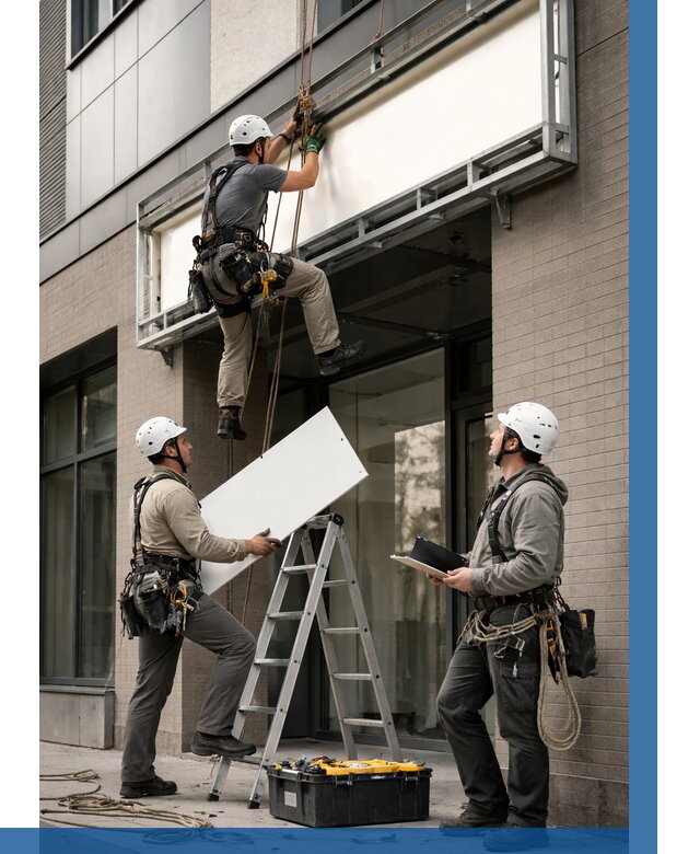 Монтаж светового короба в Черногорске от 6635 р. | ВЫСОТНИК-Чрн