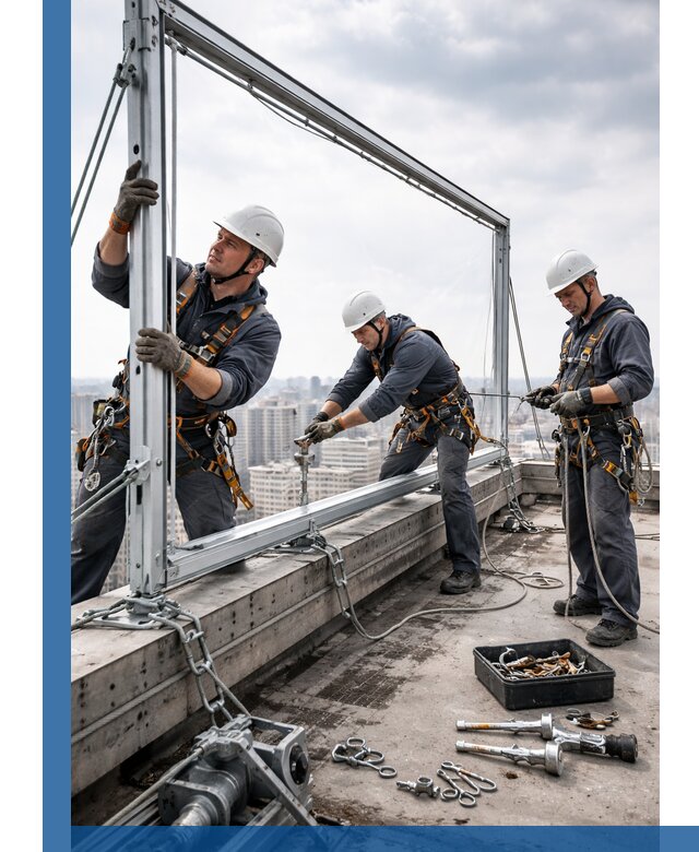 Монтаж крышных рекламных конструкций под ключ в Черногорске