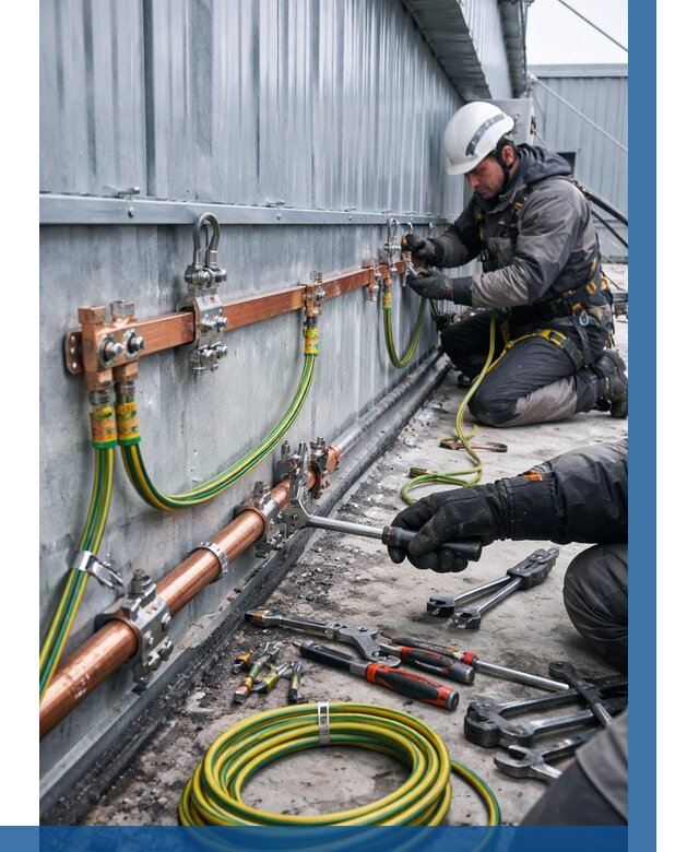 Монтаж заземления здания в Черногорске от 25518 р. | ВЫСОТНИК-Чрн