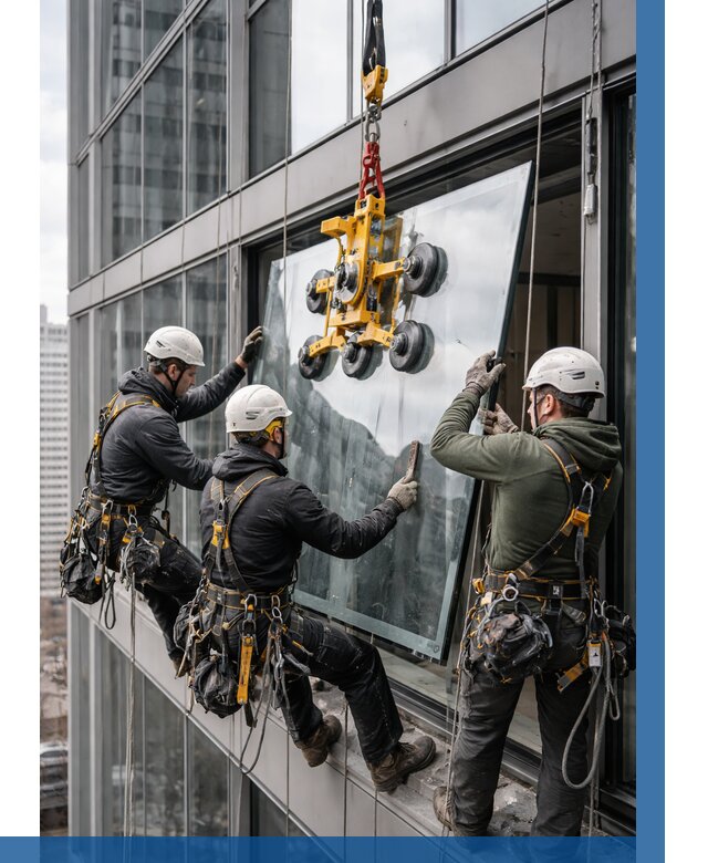 Фасадное остекление зданий под ключ в Черногорске от 10207 р. | ВЫСОТНИК-Чрн