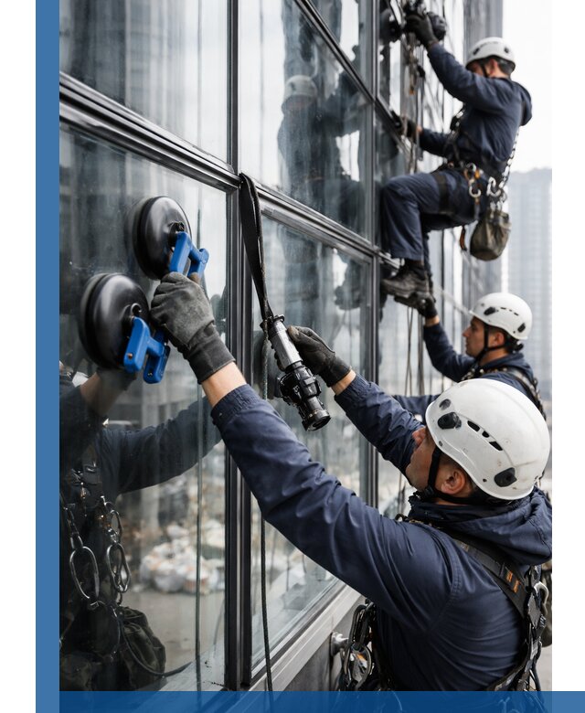 Радиусное остекление фасадов под ключ в Черногорске с гарантиями