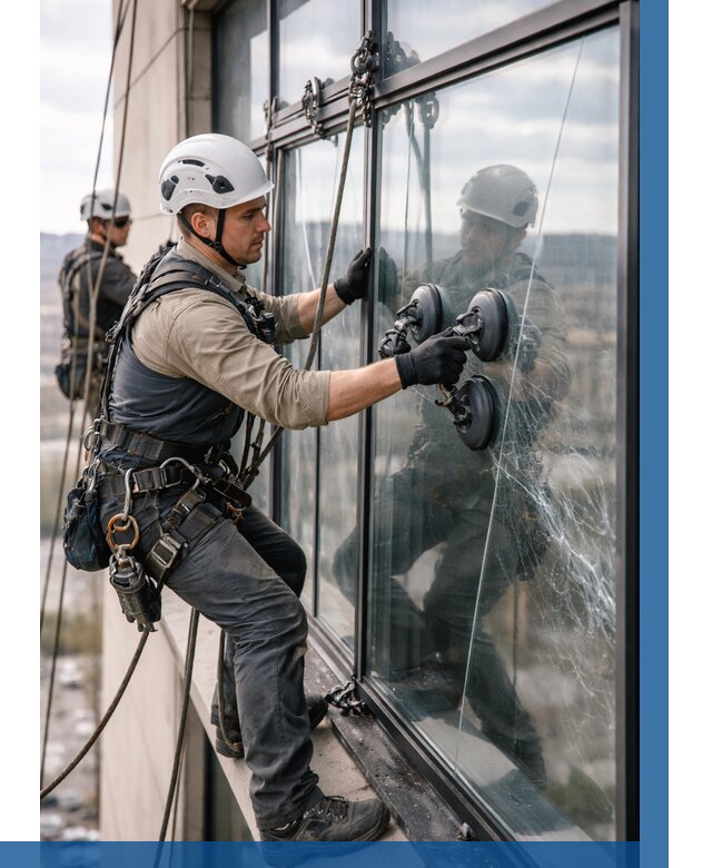 Замена стекла в витраже в Черногорске под ключ от 8676 р. | ВЫСОТНИК-Чрн