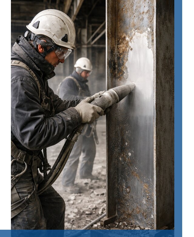 Удаление старой краски с металла в Черногорске от 459 р. | ВЫСОТНИК-Чрн