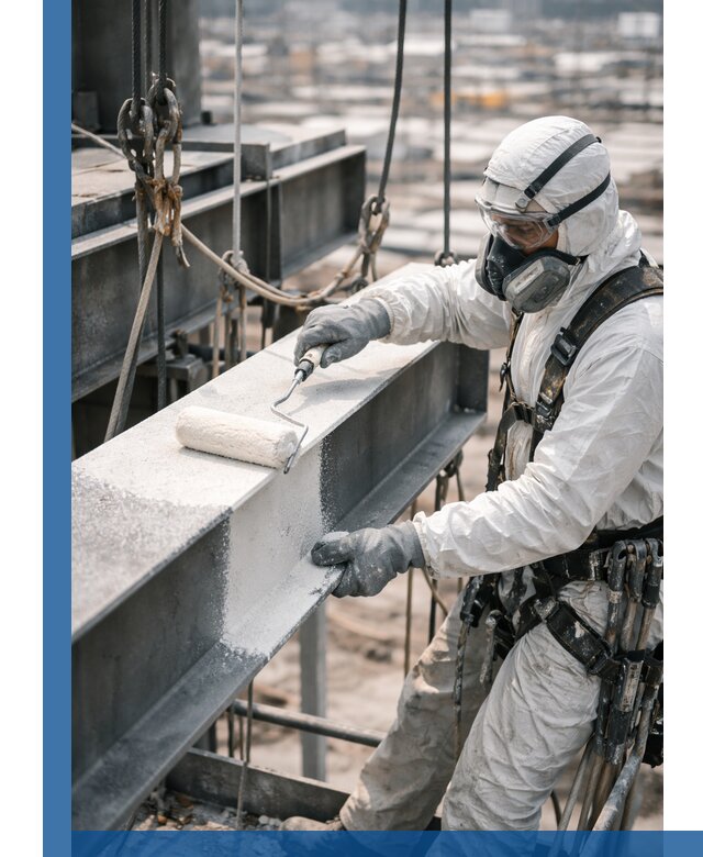 Профессиональная огнезащитная обработка металлоконструкций в Черногорске