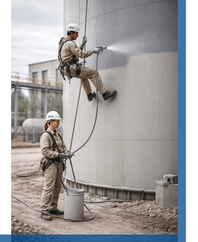 Покраска резервуаров в Черногорске от 1225 р. | ВЫСОТНИК-Чрн — заказать