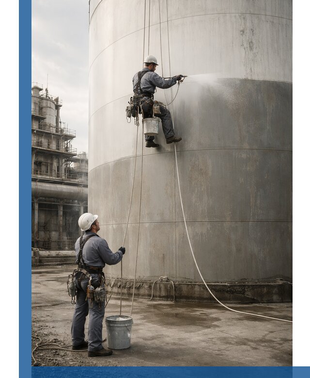 Покраска стальных резервуаров и емкостей в Черногорске профессионально