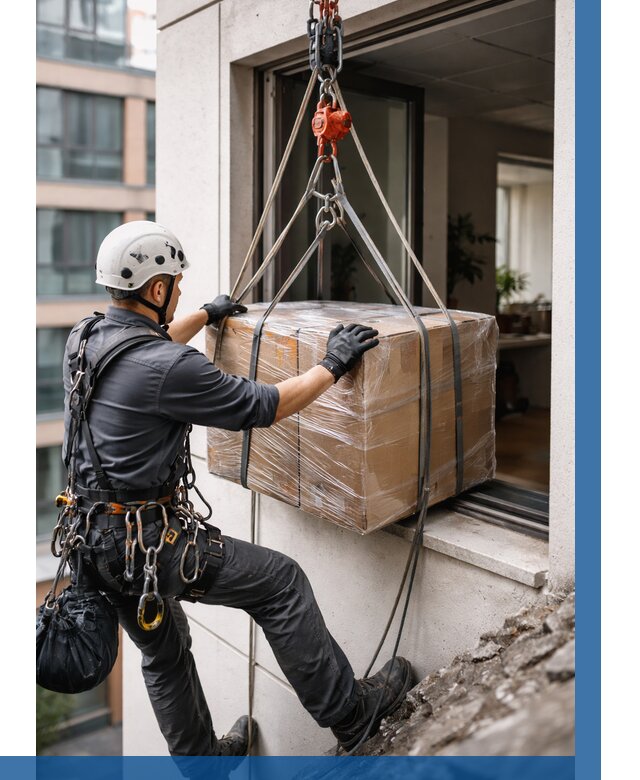 Подъем груза через окно в Черногорске от 4593 р. | ВЫСОТНИК-Чрн