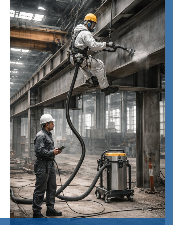 Обеспыливание конструкций в цехе в Черногорске от 4287 р. | ВЫСОТНИК-Чрн