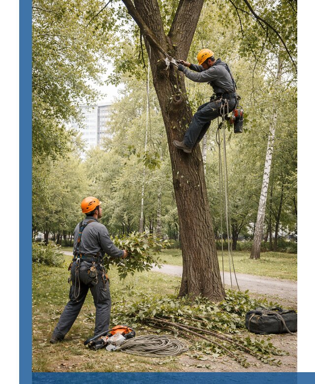 Санитарная обрезка деревьев в Черногорске, профессионально и безопасно