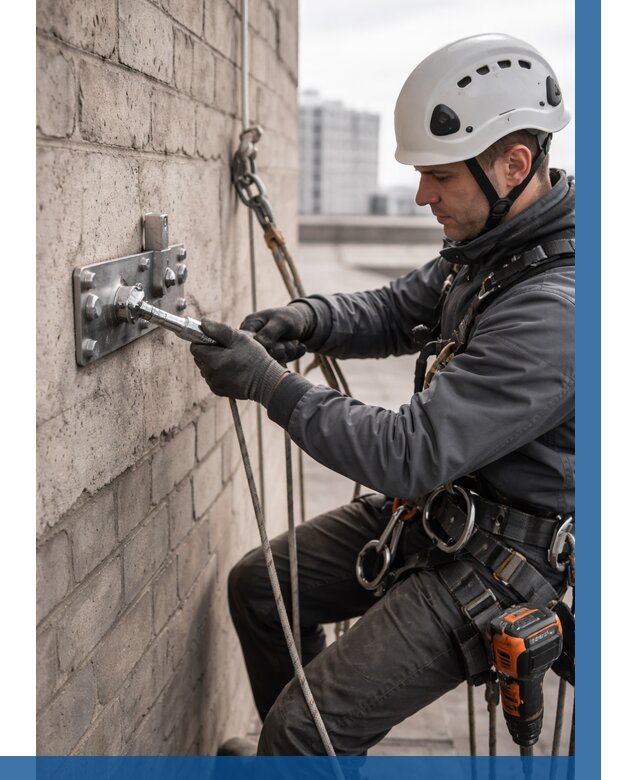 Установка анкерных точек в Черногорске от 3572 р. | ВЫСОТНИК-Чрн