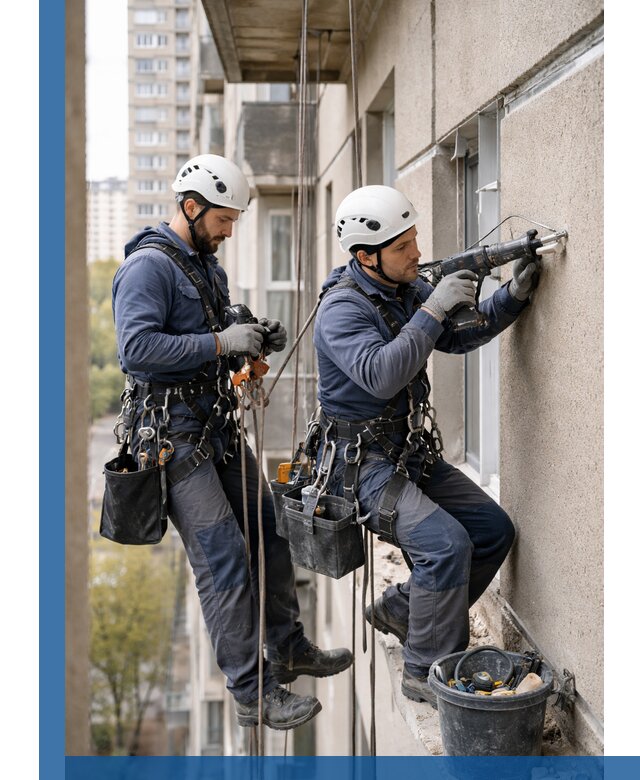 Промышленные альпинисты высотные работы и монтаж в Черногорске